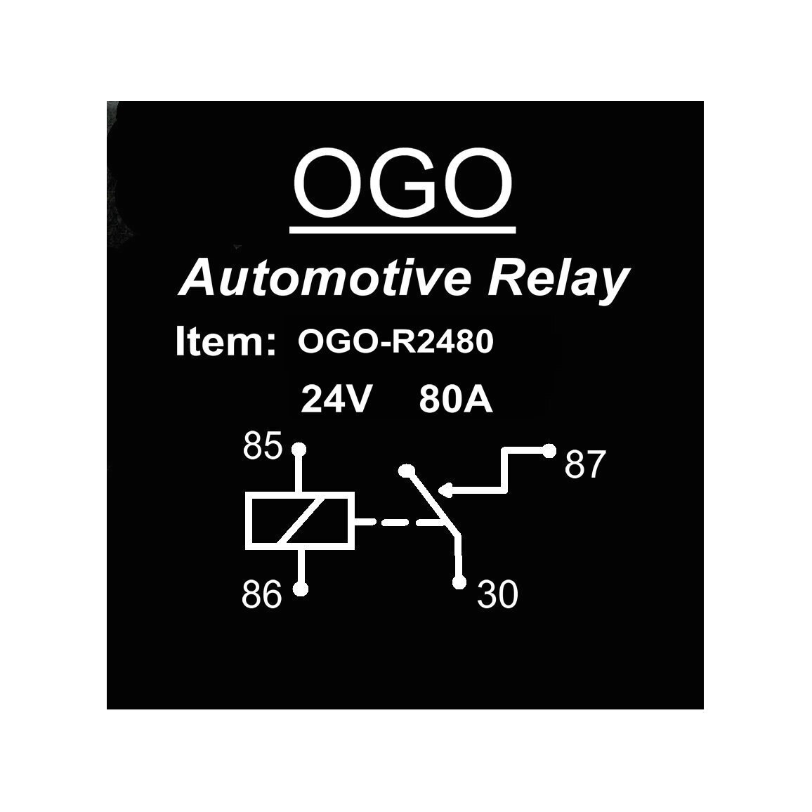 OGO 귣 ڵ  24V 80A